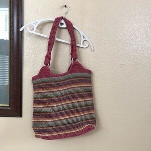 The Sak Crochet Stipe Handbag